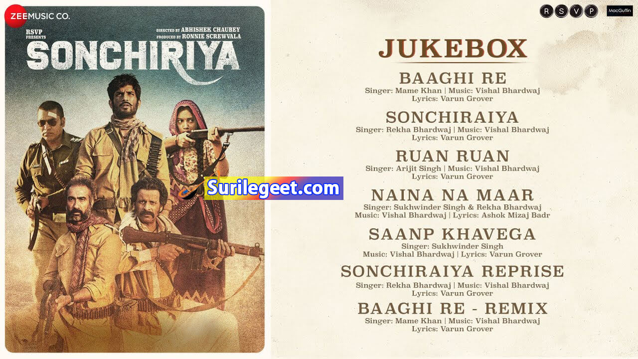 Ruan Ruan Song Lyrics Sonchiriya