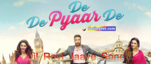 Dil Royi Jaaye Song Lyrics De De Pyaar De