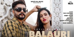 Balauri Lyrics Pavii Ghuman